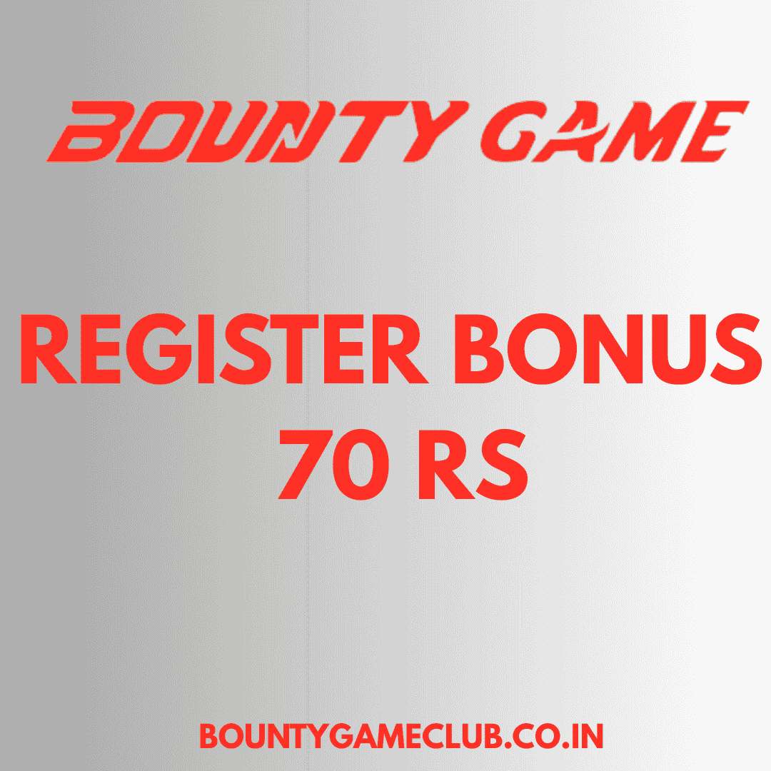 Bounty Game registration bonus - Get ₹70 free for signing up today. Color prediction game with instant withdrawal